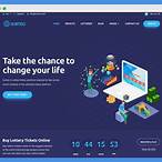lottery website template